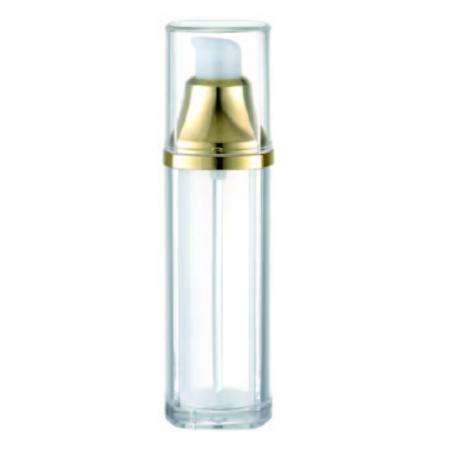 زجاجة لوشن مربعة من الأكريليك 50 مل - تغليف زهرة البنفسج KBA-50